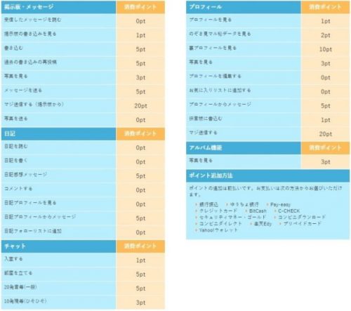 PCMAXポイント内訳