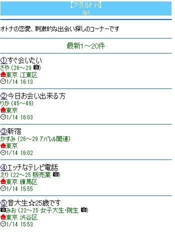 アダルト掲示板を使ったセフレの作り方