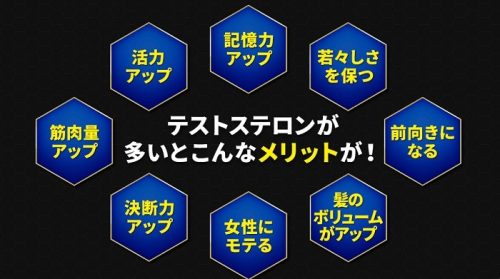 テストステロンガーの効果